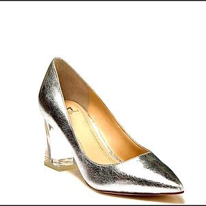 Marc Fisher silver shoes